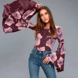 Free People -NWT Birds of Paradise Top